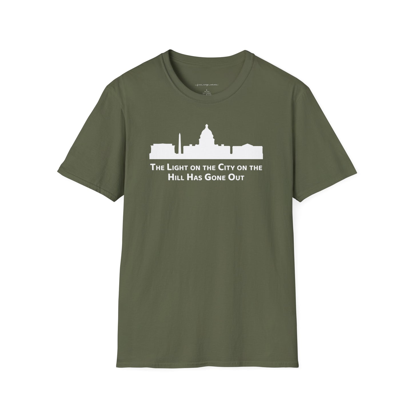 The Light on the City on the Hill Has Gone Out - Unisex Softstyle T-Shirt