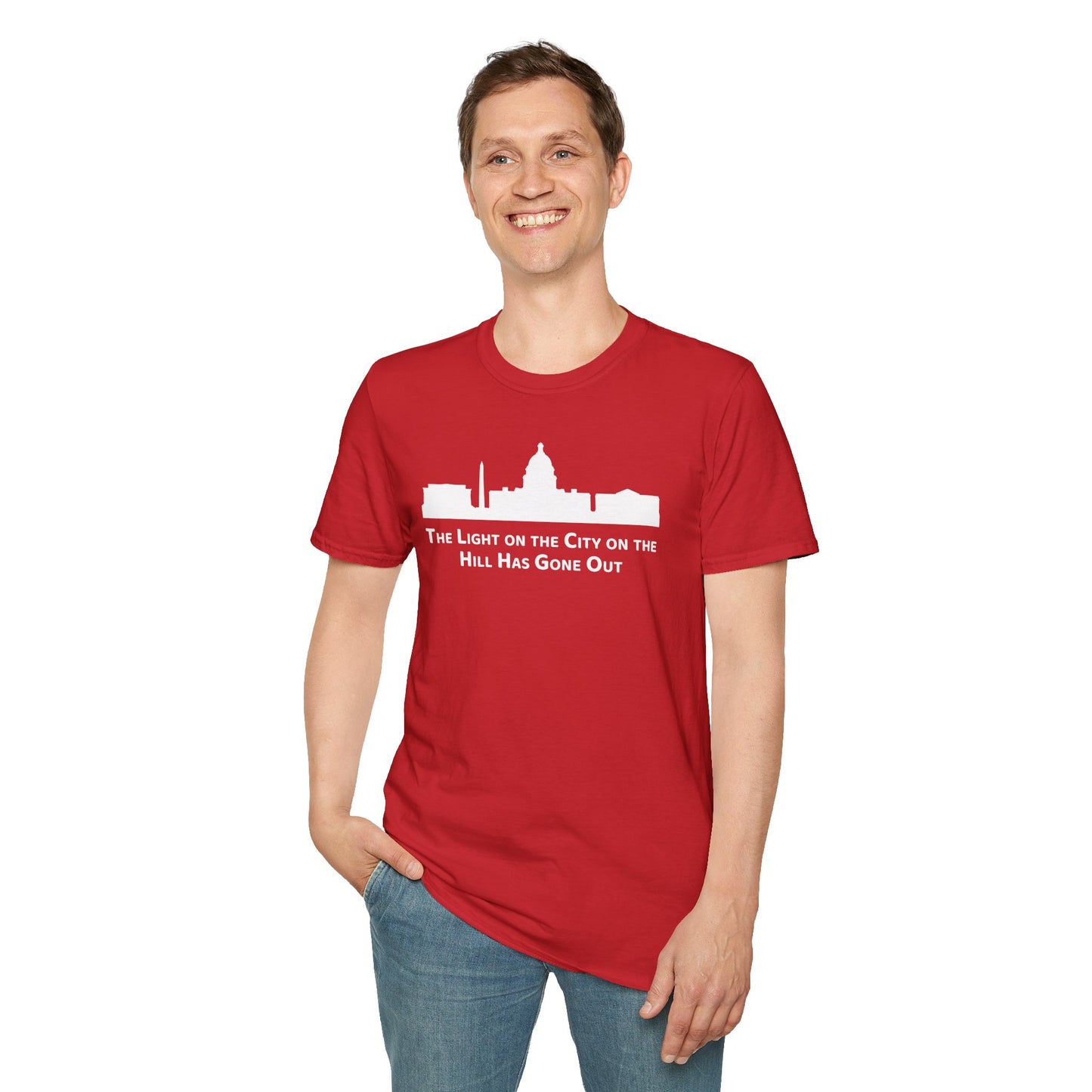The Light on the City on the Hill Has Gone Out - Unisex Softstyle T-Shirt