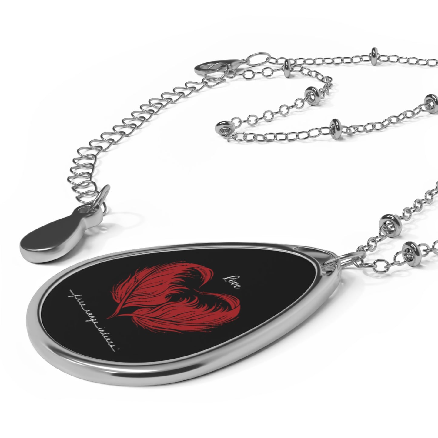 Heartfelt Love Oval Necklace