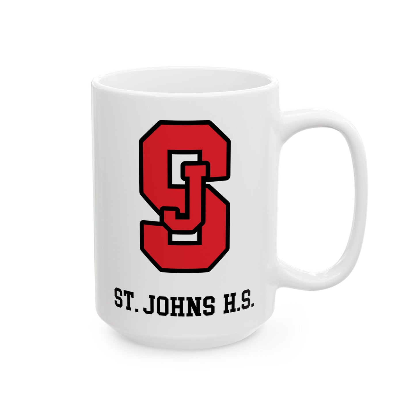 SJHS Coffee Mug with Logo Artwork on Each Side