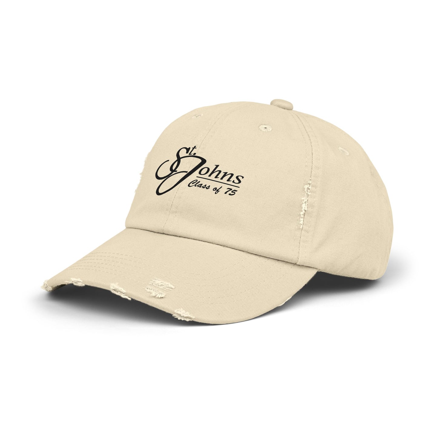 St. Johns Class of 75 Unisex Distressed Cap - Vintage Graduation Hat