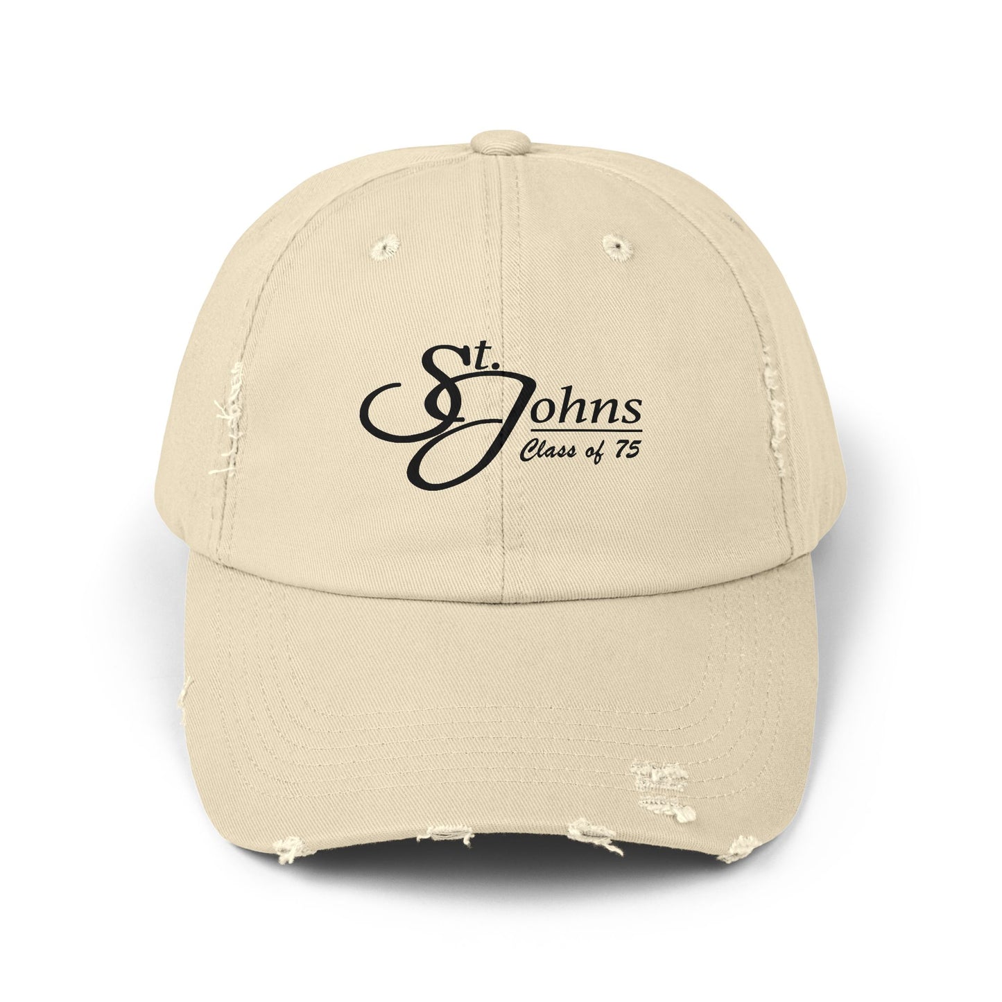 St. Johns Class of 75 Unisex Distressed Cap - Vintage Graduation Hat