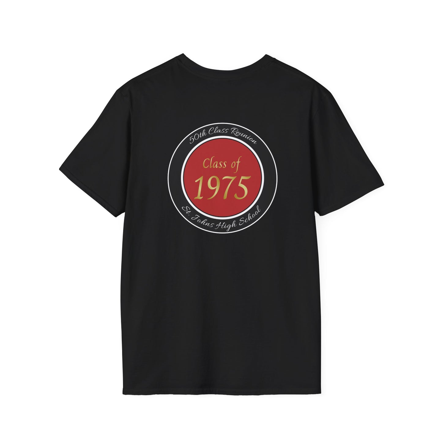 St Johns Class of 1975 Reunion T-Shirt | Nostalgic Softstyle Tee for Alumni