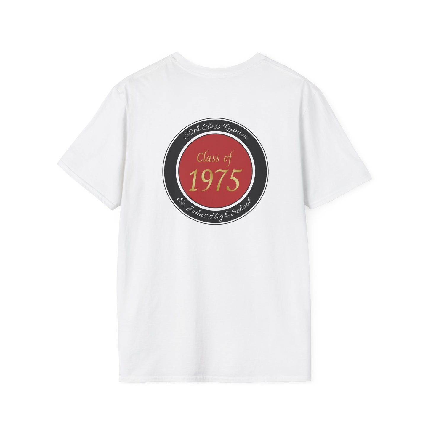 St Johns Class of 1975 Reunion T-Shirt | Nostalgic Softstyle Tee for Alumni
