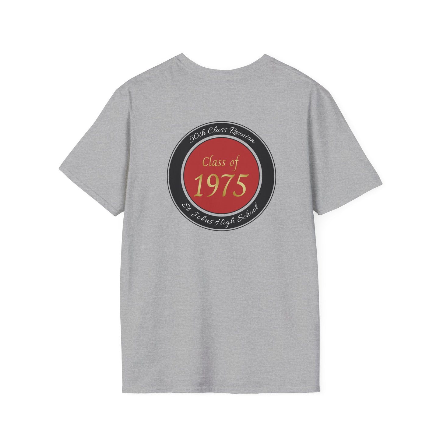 St Johns Class of 1975 Reunion T-Shirt | Nostalgic Softstyle Tee for Alumni