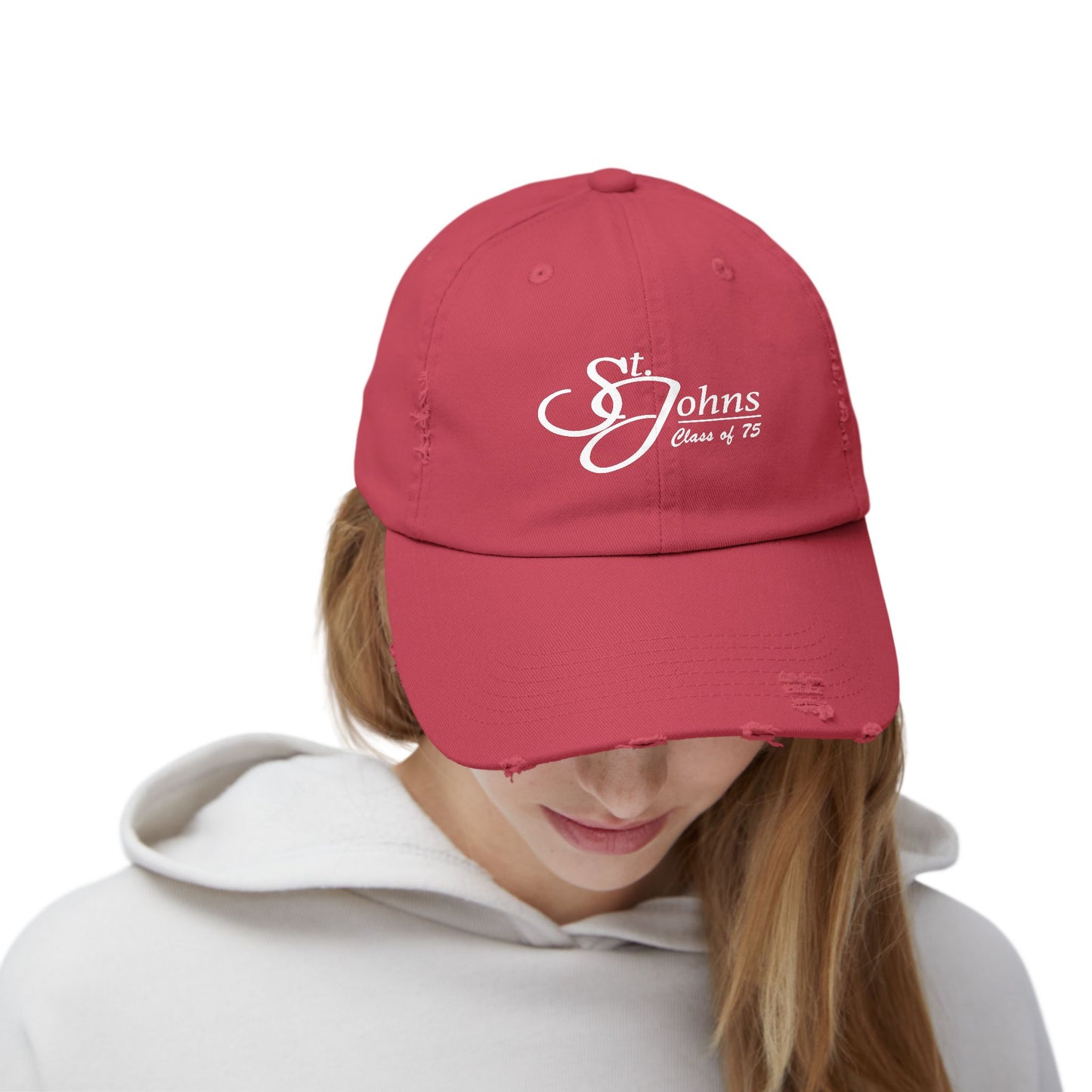St. Johns Class of 75 Unisex Distressed Cap - Vintage Graduation Hat